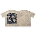 BKYS Praying Angel Rhinestone Khaki Oversized Graphic T-Shirt