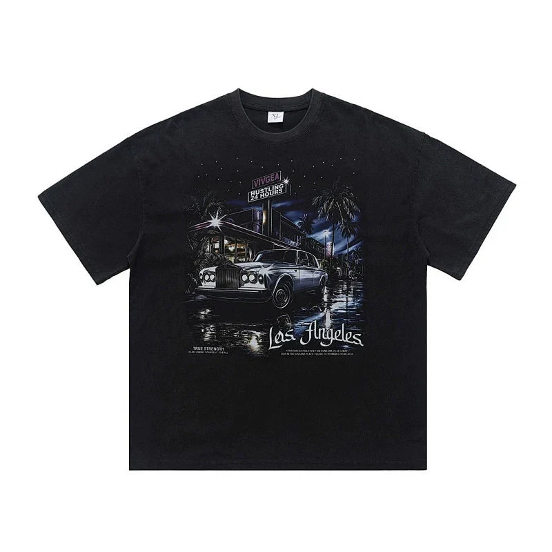 ONSEVENINE "Los Angeles" Vintage Car Graphic Tee